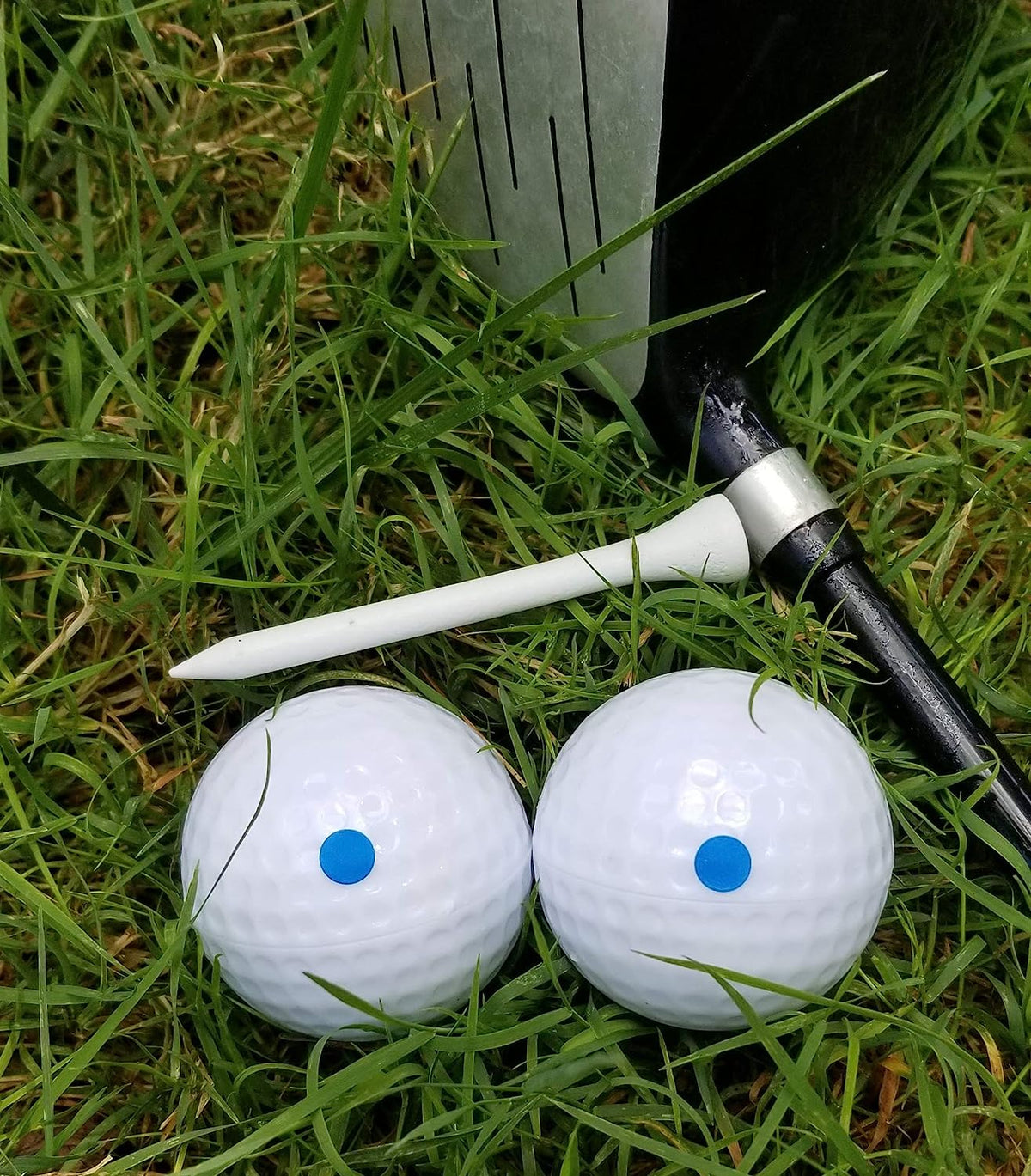 Gender Reveal Golf Ball for Baby Showers and Reveal Parties. All Natural Holi Powder. 2 Pack.