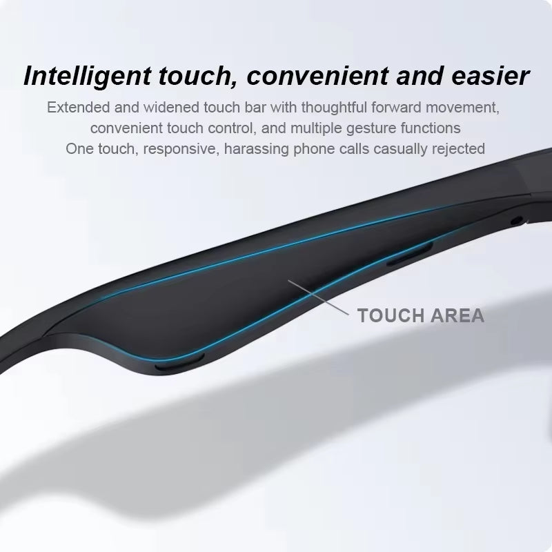 8K HD AI Smart Glasses AI Translation Hands-Free Calling AI Chat Logging Music Playback Smart Sunglasses for Men 2027 New