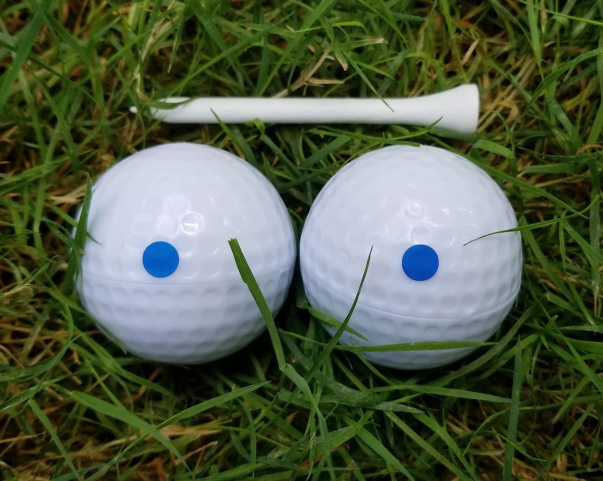 Gender Reveal Golf Ball for Baby Showers and Reveal Parties. All Natural Holi Powder. 2 Pack.